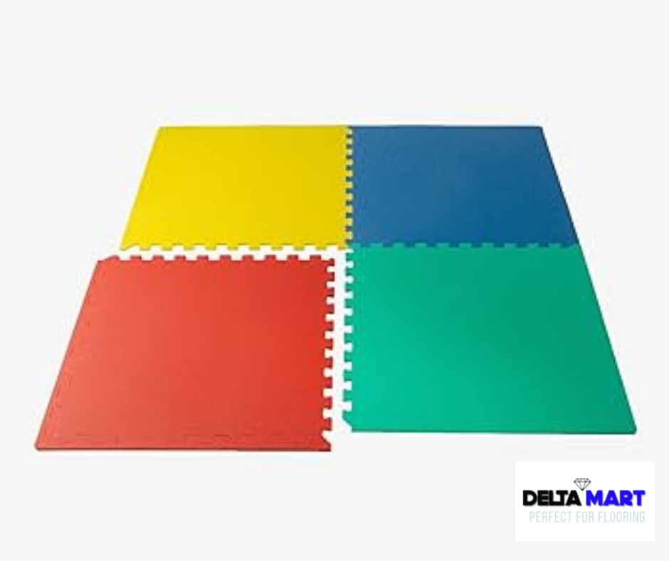 10mm EVA Foam Mats 60cm x 60cm Interlocking Floor Tiles for Kids Play Areas, Martial Arts & Fitness